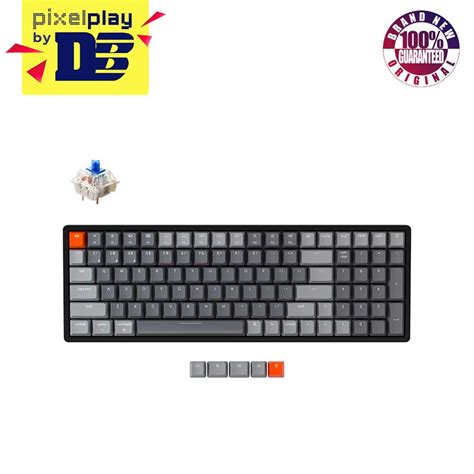 Keychron K4 V2 RGB Backlight Aluminum Hot Swappable 96 Wireless Mechanical Keyboard Blue