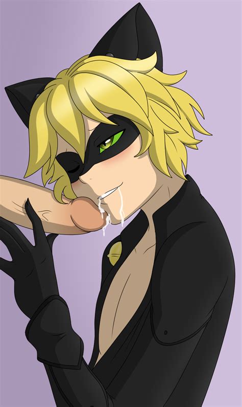 Rule 34 Adrien Agreste Blonde Hair Bodysuit Cat Eyes Cat Noir Chat