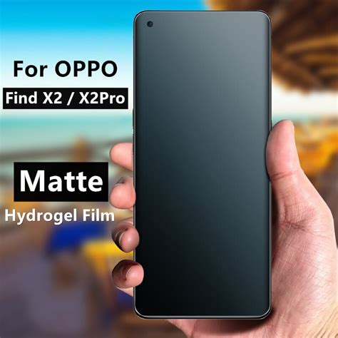 For OPPO Find X2 X2Pro Matte Screen Protector Frosted Hydrogel Soft ...