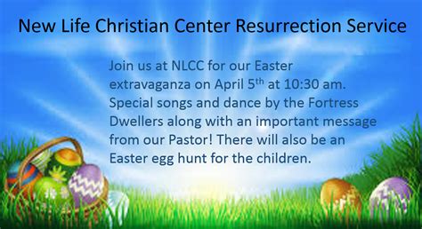 Resurrection & Easter Service this Sunday | New Life Christian Church