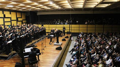 Coro Sinf Nico Da Ospa Alia Repert Rio Cl Ssico E Popular Sob Aplausos