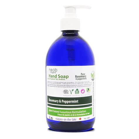 Rosemary Peppermint Liquid Hand Soap 500ml Neob Niagara