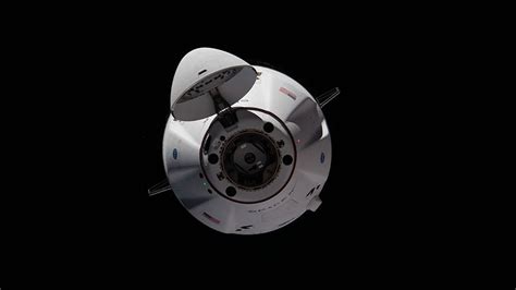 Dragon Cargo Craft Approaches Station Live On Nasa Tv Space Station