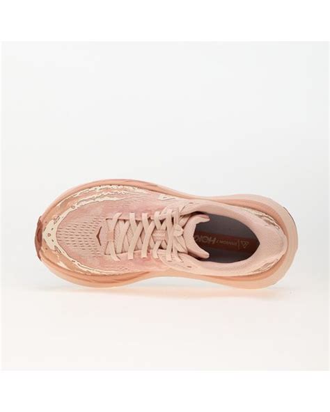 Hoka One One W Stinson 7 Cream Sandstone In Pink Lyst