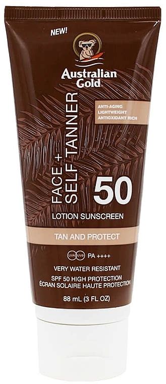 Sunscreen Face Lotion Australian Gold Face Self Tanner Lotion