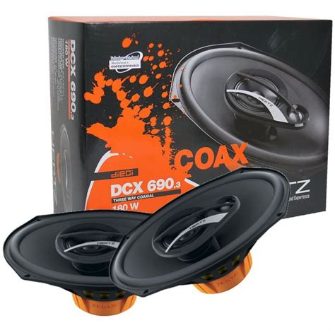 Kit Alto Falantes Hertz Dcx690 3 Coaxial 6x9 Pols 180w Rms Par