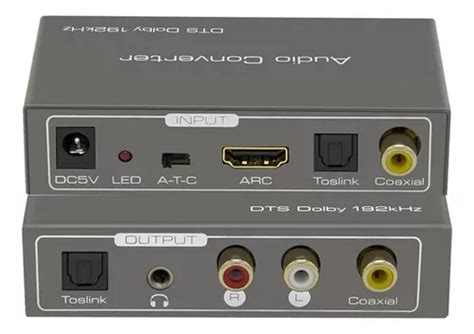 Convertidor De Audio Digital Anal Gico Arc Hdmi K Hz