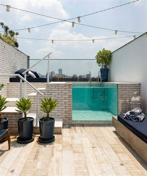 Awesome Rooftop Pool Designs For Limited Space Obsigen