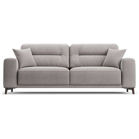 Модный дизайнерский диван: Диван прямой двухместный серый Myth - купить ...