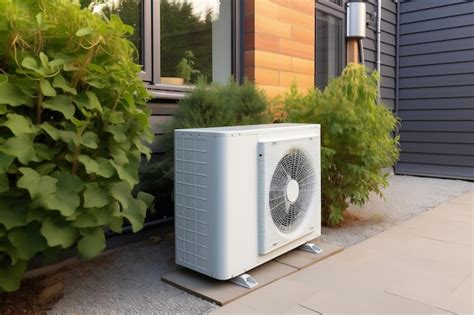 Premium Ai Image Residential Air Source Heat Pump Generative Ai