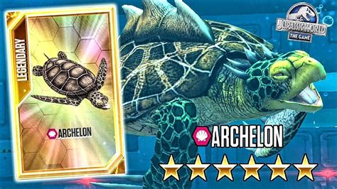 ARCHELON MAX LEVEL 40 Jurassic World The Game YouTube