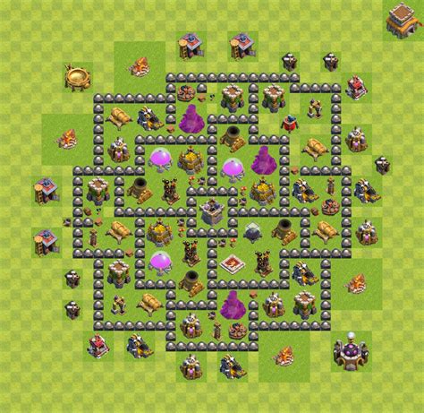 Dise O Ayuntamiento Nivel Para Farming Th Aldea Perfecta Coc