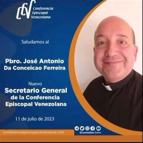 Padre Jos Da Concei O Es Designado Secretario De La Conferencia