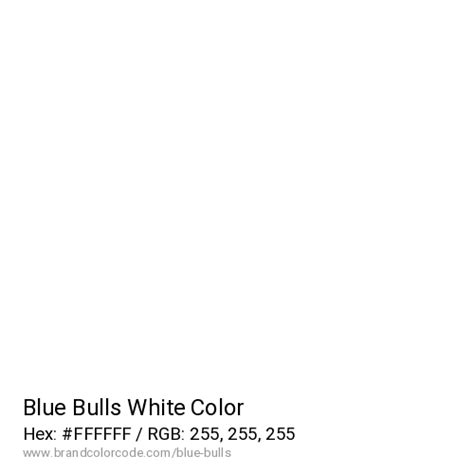 Blue Bulls Brand Color Codes » BrandColorCode.com