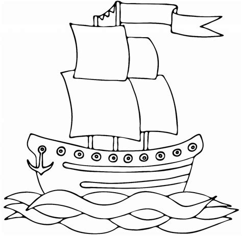 Desenhos De Barcos E Navios Para Colorir