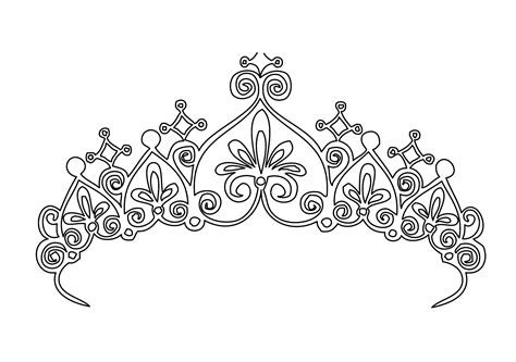 Crown Line Drawing at GetDrawings | Free download