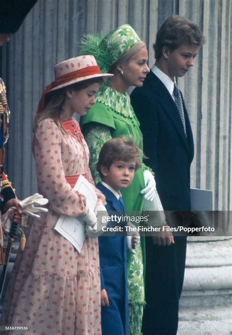 The Duchess of Kent with her children, Lady Louise Windsor, Lord ...