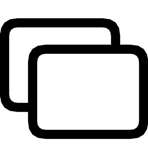 Rectangle On Rectangle Vector Svg Icon Svg Repo