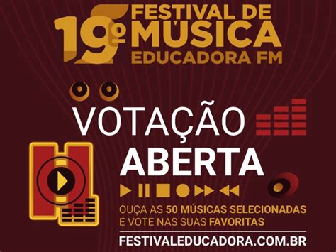 Festival de Música da Educadora FM divulga selecionadas