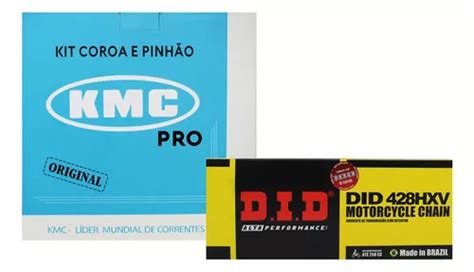 Kit Tração Kmc Pro Corrente Did Crosser Xtz 150 C Retentor