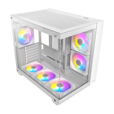 Antec Cx Rgb Elite White Atx Mid Tower Gaming Chassis