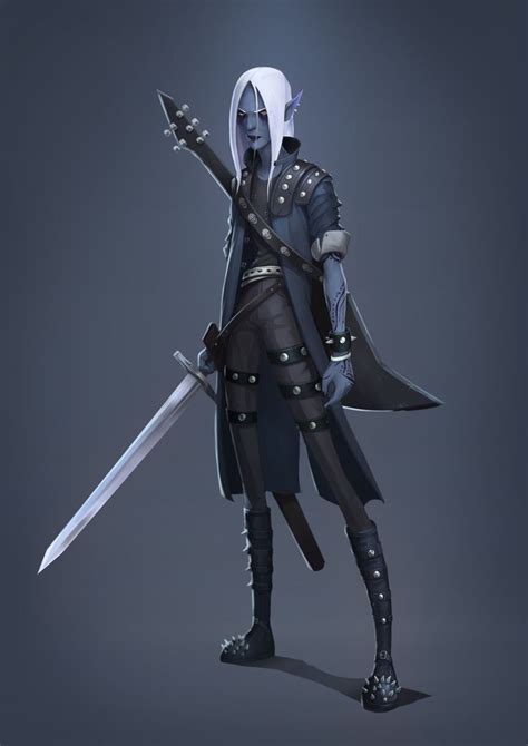 Wes The Drow Bard Joshua Carrenca Bard Dark Elf Dungeons And