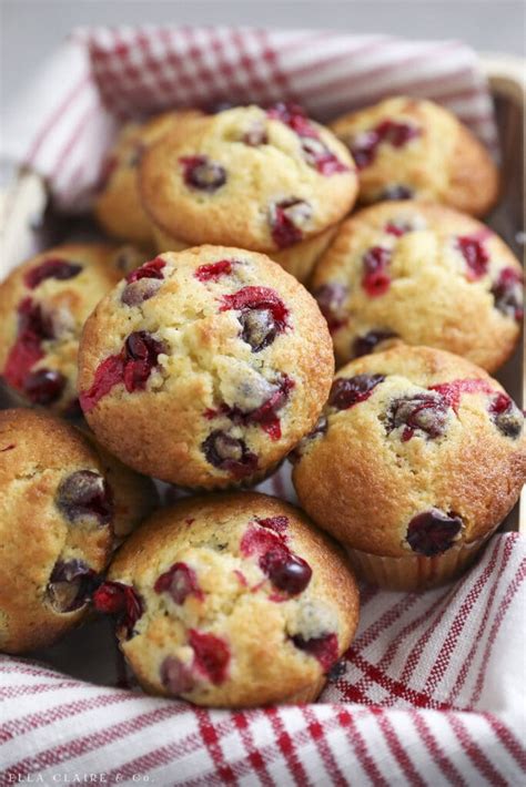 Cranberry Orange Muffins Ella Claire Co