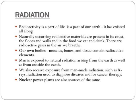 Radiation sources | PPT