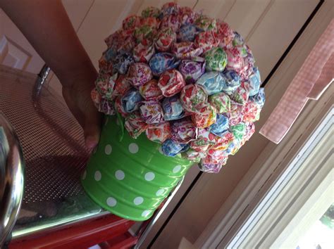 Dum Dum Plant 1 Pot Styrofoam Ball Dum Dums Candy Themed Party