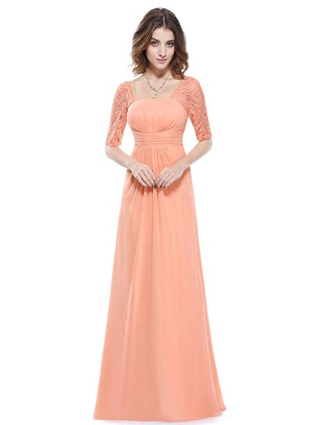 Ever Pretty Uk Long Lace Short Sleeve Bridesmaid Dresses Evening Dresses 08038 Ebay