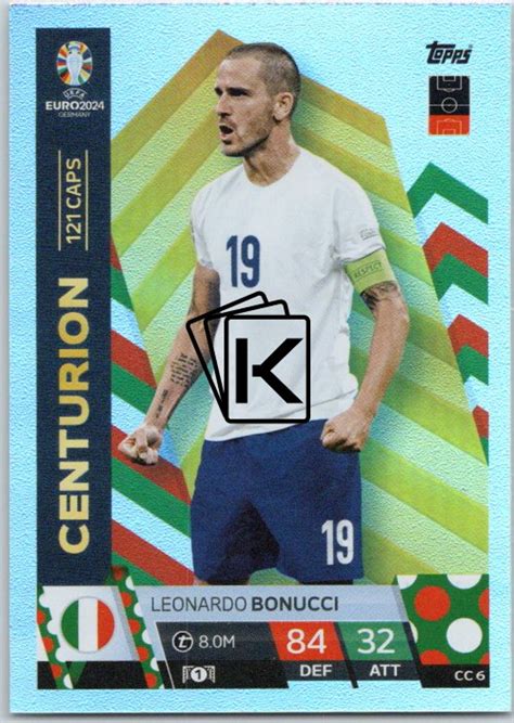 fotbalová karta Topps Match Attax EURO 2024 Centurion CC6 Leonardo