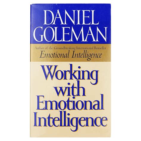 Working With Emotional Intelligence Daniel Goleman Buy Online