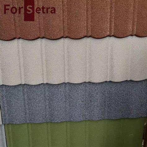 Forsetra Stone Coated Metal Tile Classic Bond Metal Roofing Tiles With