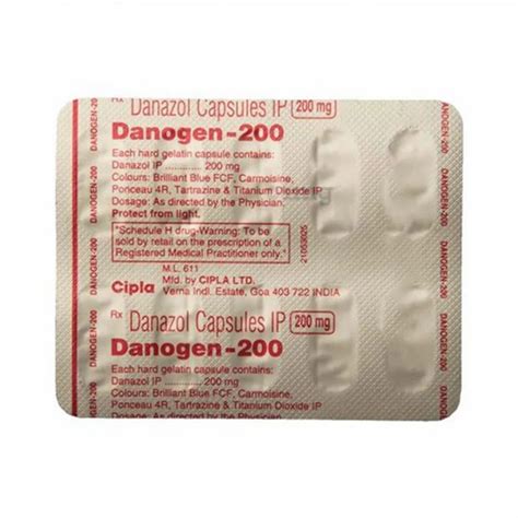 Danogen Danazol Capsules Mg At Rs Stripe In Nagpur Id