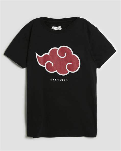 Camiseta Juvenil Akatsuki Preta Naruto FANLAB Oficial