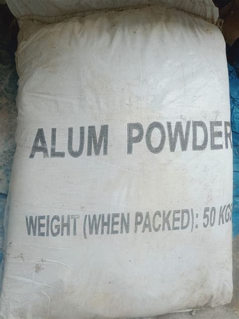 Non Ferric Alum Powder For Water Treatment Plant Packaging Size 50