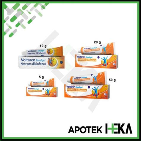 Jual Voltaren Gel Natrium Diklofenak Salep Pereda Nyeri Otot Shopee