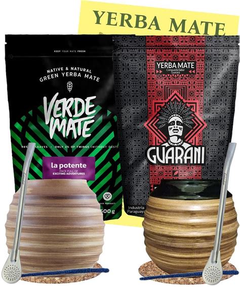 Verde Mate Zestaw Dla Dwojga Yerba Verde Mate Guarani 2x0 5kg Ceny I