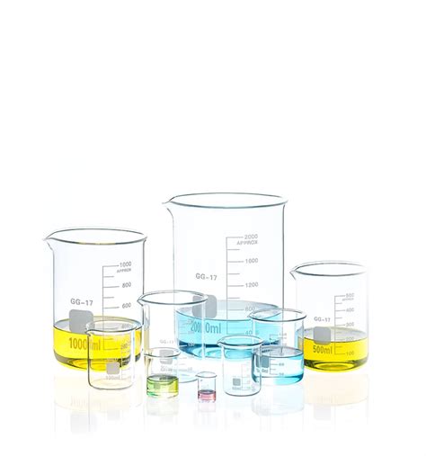 China Laboratory Customized Borosilicate Pyrex Glass Beaker 250ml 500ml 1000ml With Graduations