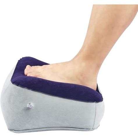 Repose Pieds Gonflable Coussin De Voyage En Pvc Portable Repose Pied