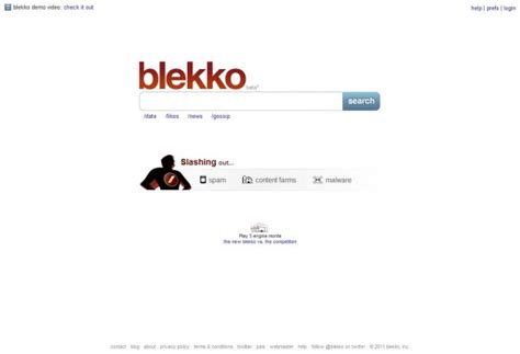 Blekko Search Engine for Better SEO