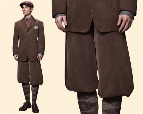 20s 30s Knickerbockers Plus Fours Brown Corduroy Tweed Run Etsy