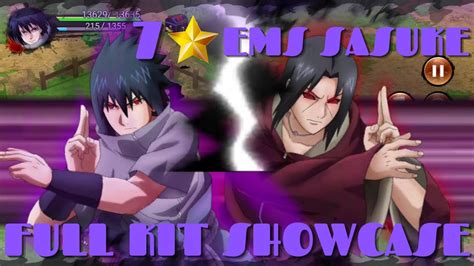 Nxb Nv 🔥7 Star Ems Sasuke Rekit V4 Ems Sasuke Full Kit Showcase Naruto X Boruto Ninja Voltage