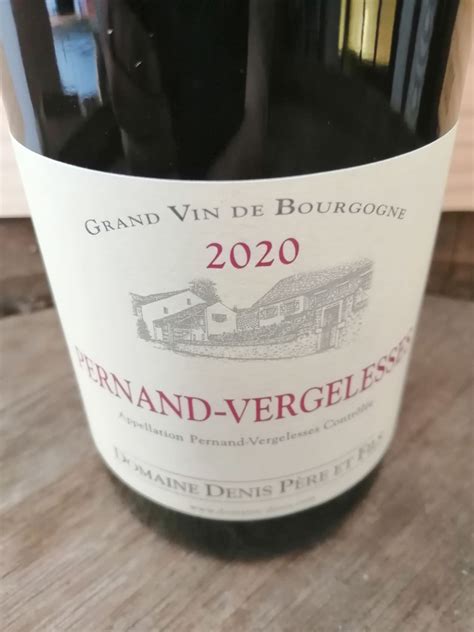 Domaine Denis P Re Et Fils Pernand Vergelesses Rouge Mon Viticulteur