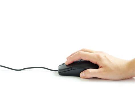 Computer mouse and hand — Stock Photo © tan4ikk #1109975