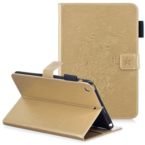 Ipad Mini 3 Case Ipad Mini 2 Case Ipad Mini Case Allytech Pu Leather Flower Embossed Slim