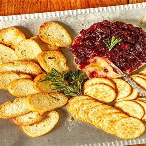 Easy Oven Baked Brie With Cranberry Sauce Real Food With Sarah