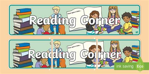 Reading Corner Display Banner Ks1 Reading Resources