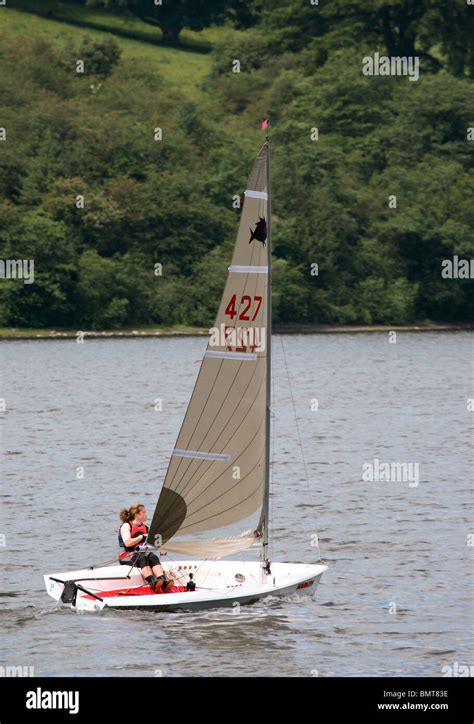 sailing on Rudyard Lake Stock Photo - Alamy