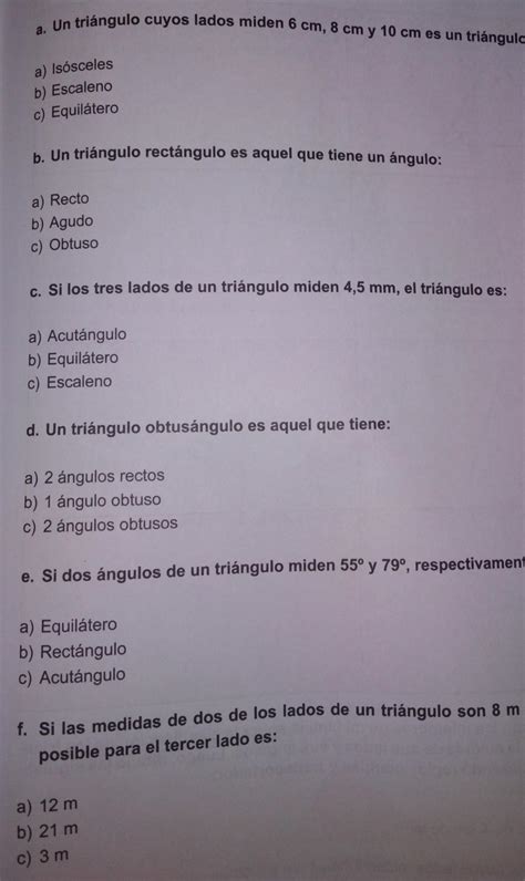 Encierro La Letra Que Antecede A La Respuesta Correcta De Los